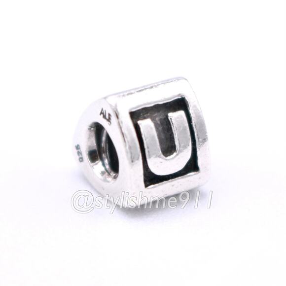 Authentic PANDORA Alphabet Letter - U - Picture 11 of 12